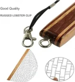 چاک ماهیگیری سیلیکونی دسته چوبی قزلی