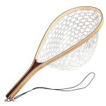 چاک ماهیگیری سیلیکونی دسته چوبی قزلی