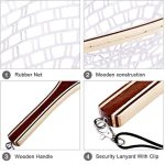 چاک ماهیگیری سیلیکونی دسته چوبی قزلی