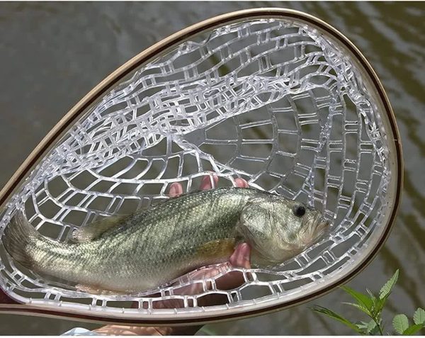 چاک ماهیگیری سیلیکونی دسته چوبی قزلی