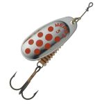 لانسه ماهیگیری نقره ای خال قرمز COMET سایز 5 - 11 گرمی مپس