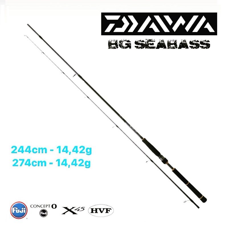 چوب ماهیگیری اسپین آب شور و شیرین دایوا DAIWA NEW BG SEABASS