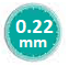 0.22 mm