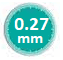 0.27 mm