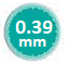 0.39 mm