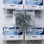 قلاب سه‌شاخ موستاد Mustad 3565-DS2x سایز ۸