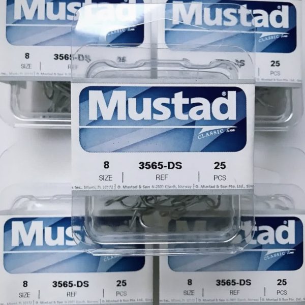 قلاب سه‌شاخ موستاد Mustad 3565-DS2x سایز ۸