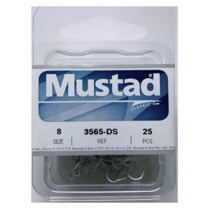 قلاب سه‌شاخ موستاد Mustad 3565-DS2x سایز ۸