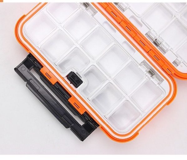 جعبه قلاب ماهیگیری Fishing tackle box سایز بزرگ در 4 رنگ