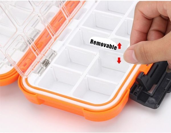 جعبه قلاب ماهیگیری Fishing tackle box سایز بزرگ در 4 رنگ