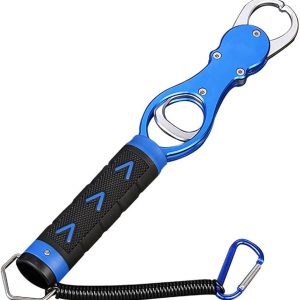 لیپ گریپر ترازو دار LEO - جنس آلومینیوم به همراه سیم تلفنی و کارابین