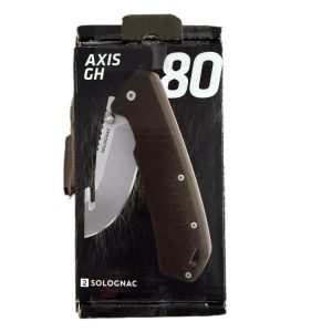 چاقوی شکار و ماهیگیری تاشو سولوگناک مدل Axis 80 - سبز