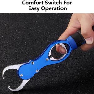 لیپ گریپر ترازو دار LEO - جنس آلومینیوم به همراه سیم تلفنی و کارابین