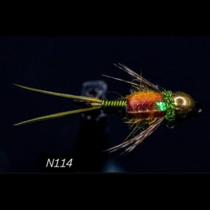 پشه فلای نيمف دمسل N114 damsel nymph – بسته 5 عددی