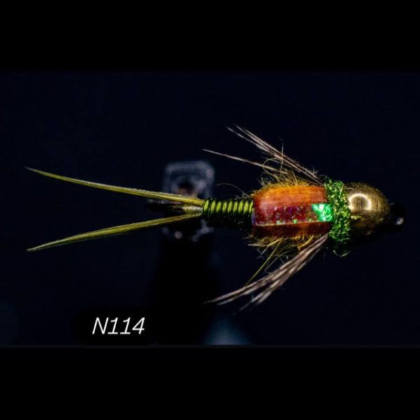 پشه فلای نيمف دمسل N114 damsel nymph – بسته 5 عددی