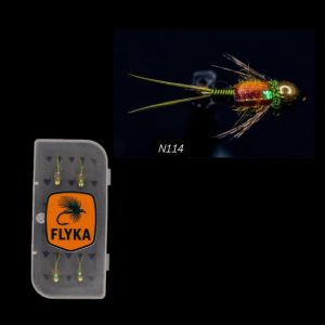 پشه فلای نيمف دمسل N114 damsel nymph – بسته 5 عددی