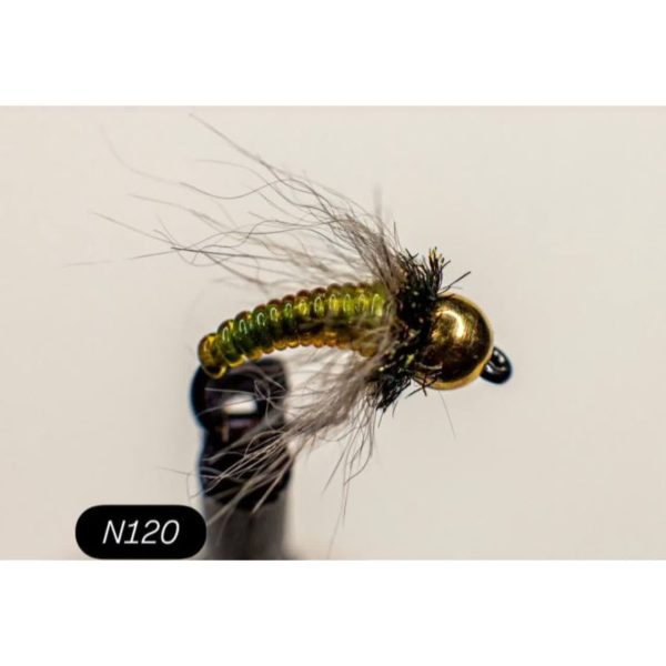 پشه فلای نیمف لارو كديس N120 caddis larva – بسته 5 عددی