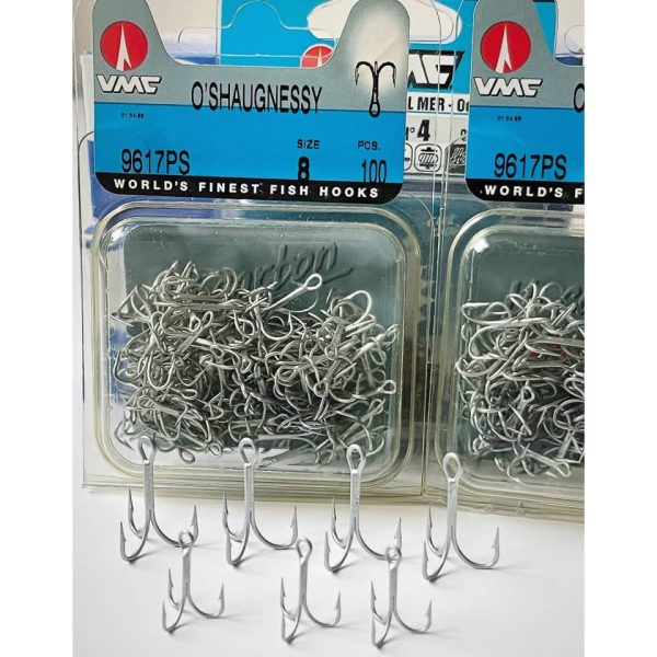 قلاب سه شاخ ماهیگیری VMC-9617PS O'Shaughnessyسایز4 و 8 (بسته 20 عددی)