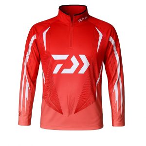 تیشرت ماهیگیری دایوا رنگ قرمز در 3 سایز