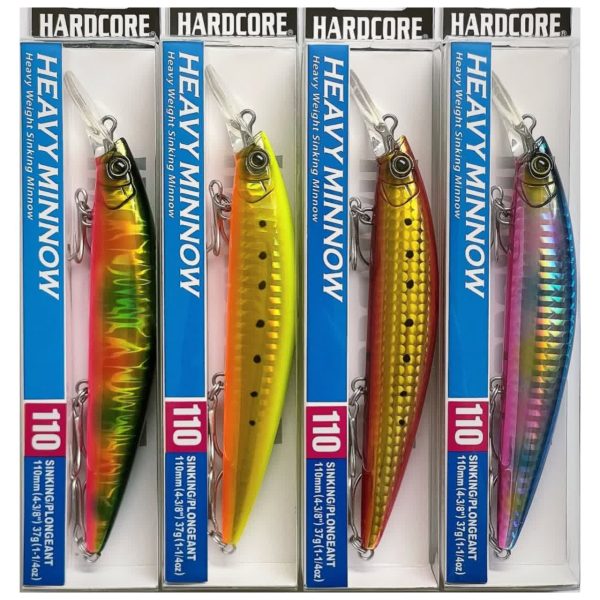 لور ماهیگیری اسپین آب شور Duel Hardcore Heavy Minnow 110S