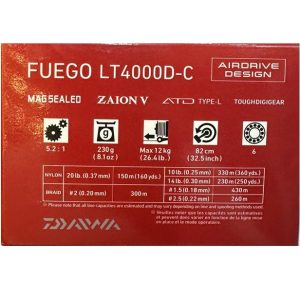 چرخ ماهیگیری دایوا فوئگو DAIWA FUEGO LT4000D-C