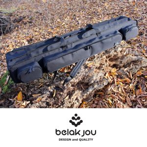 کیف ماهیگیری دو‌خانه مدل فوم دار بلک ژو – گرید سوپر اقتصادی