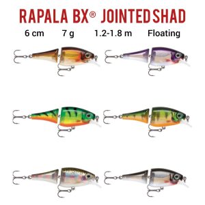 لور راپالا دو تکه BX® Jointed Shad