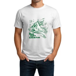 تیشرت نخی سفید طرح Handcraft Exhibition