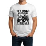 تیشرت نخی مشکی آفرود طرح Off Road Adventure