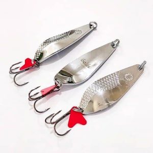 قاشقک نقره ای دم قرمز 18 گرم 7 سانت برند Golden