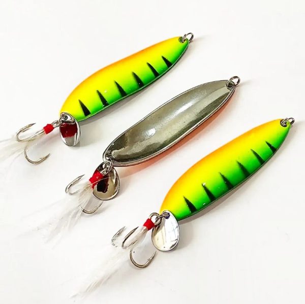 قاشقک ماهیگیری تایگر 21 گرم پشت نقره ای