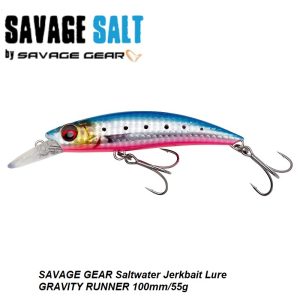 لور اسپین آب‌شور Savage Gear Gravity Runner 100mm / 55g
