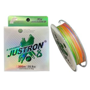 نخ ماهیگیری براید جاسترون مدل 12X رنگ مولتی کالر 300 متری