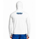 تیشرت ماهیگیری آستین بلند با کلاه و اسکارف سرخود