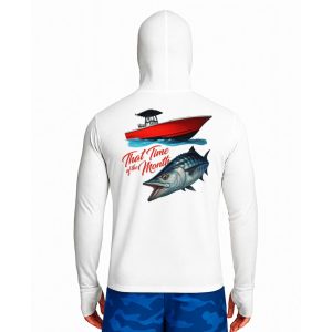 تیشرت ماهیگیری آستین بلند با کلاه و اسکارف سرخود مدل That time of the Month