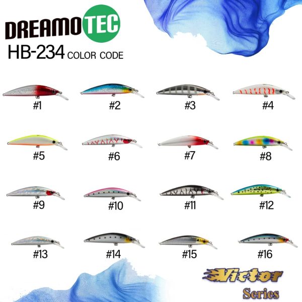 لور اسپین آب شور دریموتک DreamoTEC HB-234 -9 cm 26g