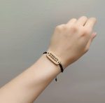 دستبند/گردنبند چوبی مختصات دست ساز