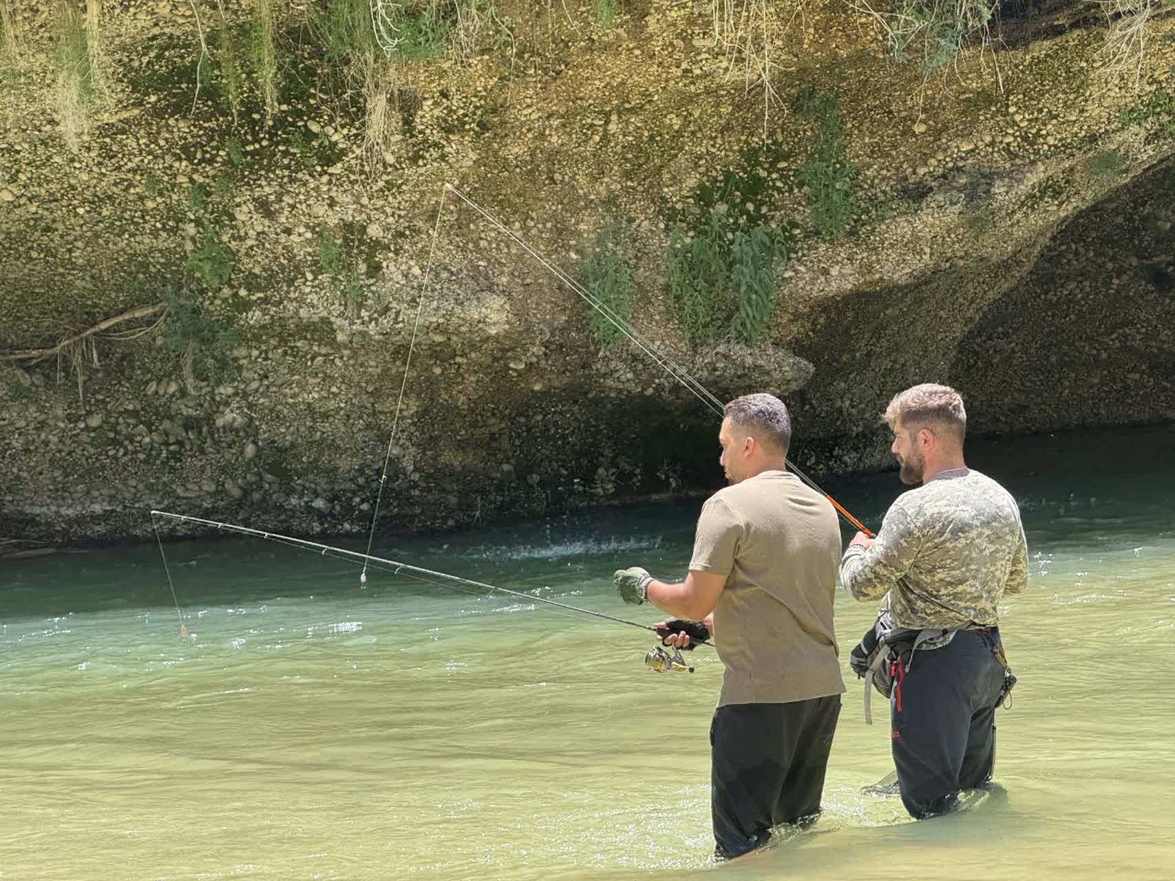 Freshwater reservoir in Iran for adventure fishing