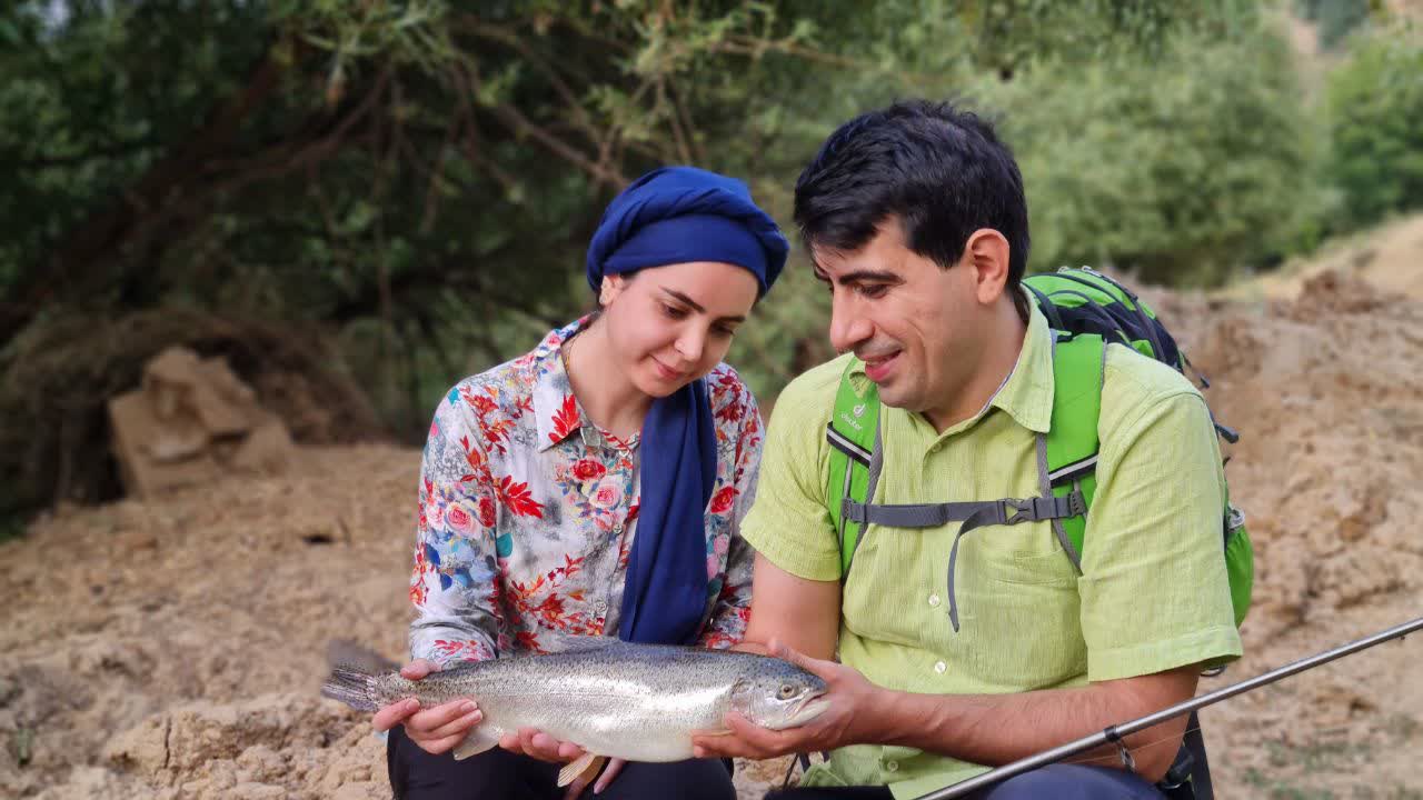 Freshwater reservoir in Iran for adventure fishing