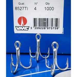 1قلاب سه‌شاخ ماهیگیری VMC 8527TI – سایز 4 بسته 25 عددی