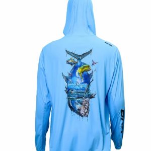 تیشرت ماهیگیری BKK Hooded Long Sleeve Performance