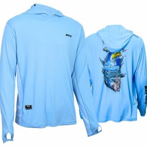 تیشرت ماهیگیری BKK Hooded Long Sleeve Performance