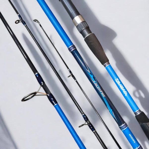 چوب ماهیگیری دایوا کراس‌فایر Crossfire در 4 طول و زن پرتاب