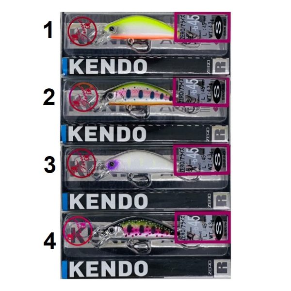 لور قزلی KENDO 45mm 4.3g Sinking