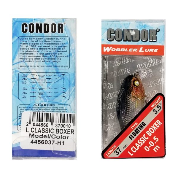 لور قزلی 4.4cm-3.7g کندور CONDOR L CLASSIC BOXER 4456037