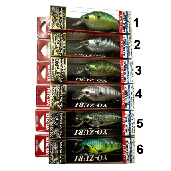 لور کرنک یوزوری YO_ZURI Sashimi Shallow Crank-7cm-14g