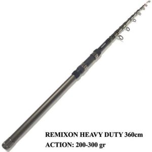 چوب ماهیگیری تلسکوپی رمیکسـون REMIXON HEAVY DUTY 3.6m/200-300g