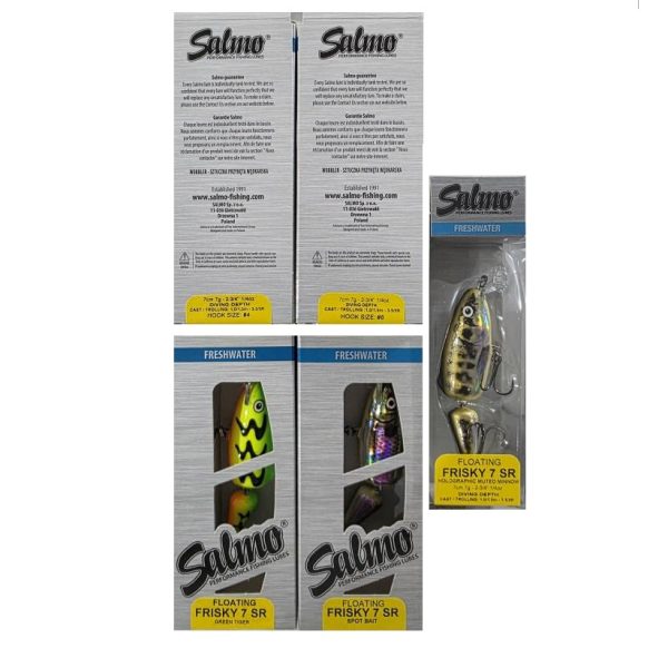 لور دو تکه لیپ شکسته Salmo Frisk 7 -7cm-7 g
