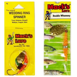 اسپینر ماهیگیری مکس مدل Wedding Ring رنگ قرمز و نارنجی