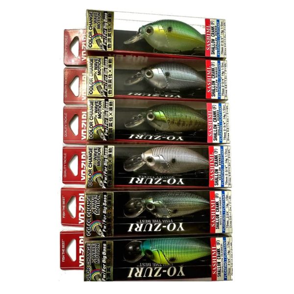لور کرنک یوزوری YO_ZURI Sashimi Shallow Crank-7cm-14g